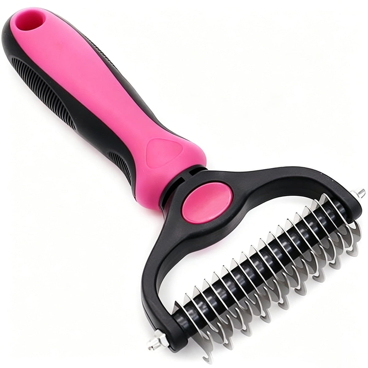 Dog Grooming Rake, Dog Brush for Shedding for Dogs and Cats