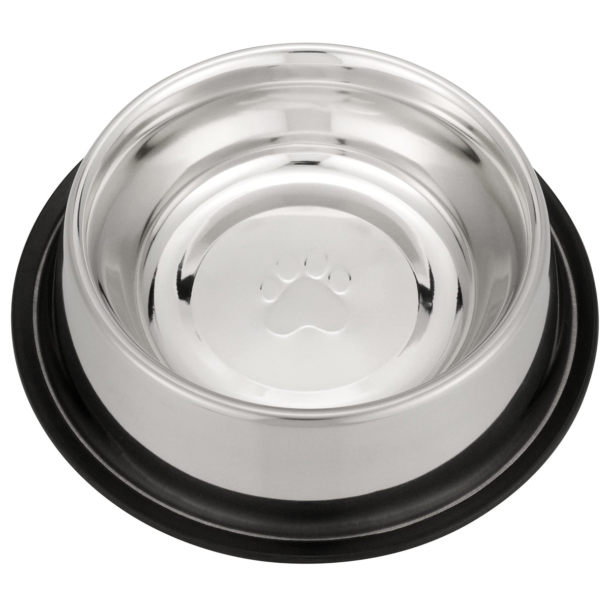 Neater Pet Brands - Stainless Steel No-Skid & Non-Tip Pet Bowl for Cat or Dog Food or Water (16 oz, Stainless Steel)