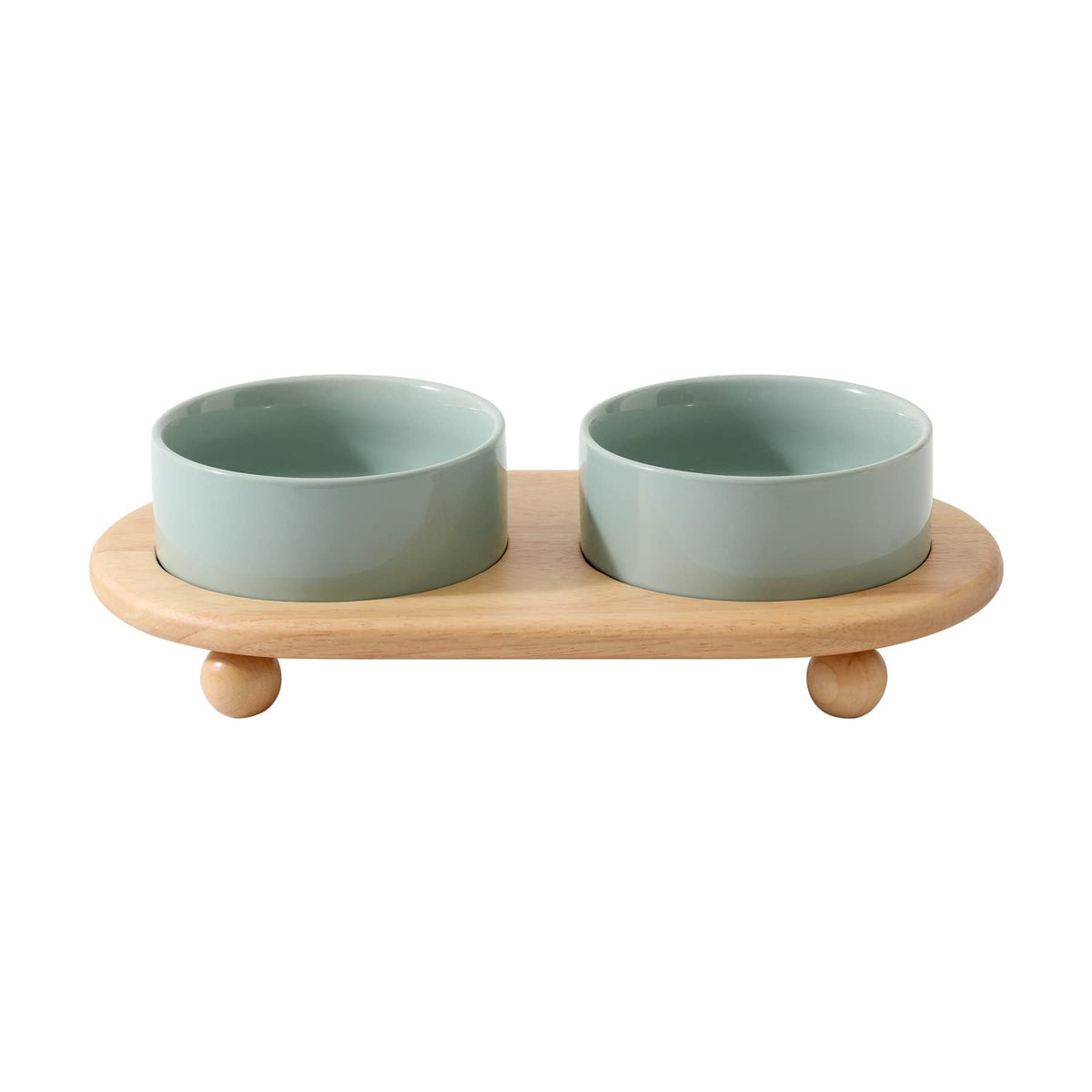 Havniva Cat Bowls Set of Two, 5.1” Ceramic Cat Food Bowls, Cat Water Bowl