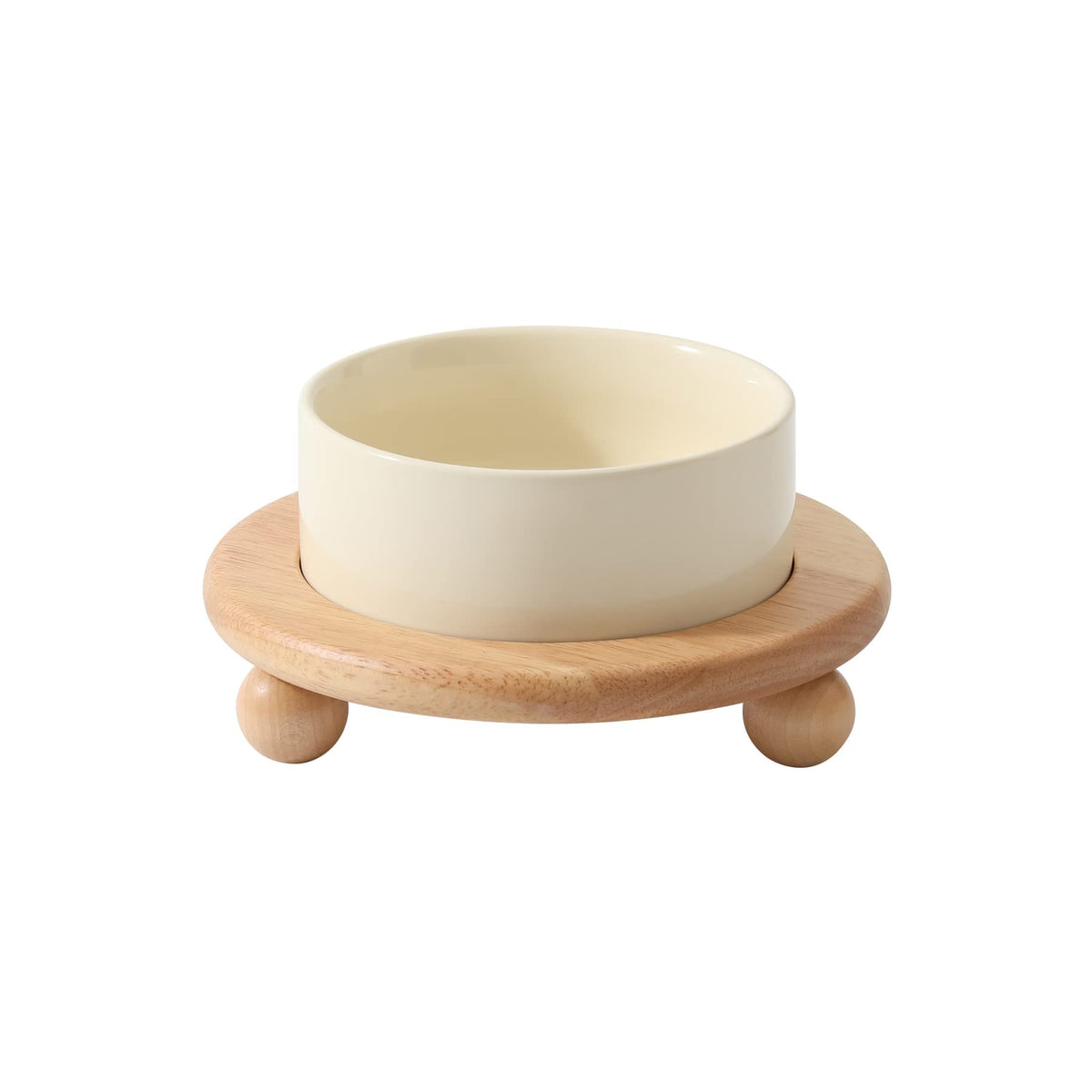 Havniva Cat Bowls Set of Two, 5.1” Ceramic Cat Food Bowls, Cat Water Bowl