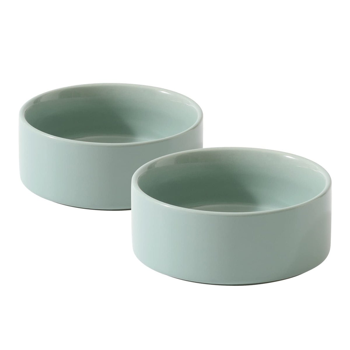 Havniva Cat Bowls Set of Two, 5.1” Ceramic Cat Food Bowls, Cat Water Bowl