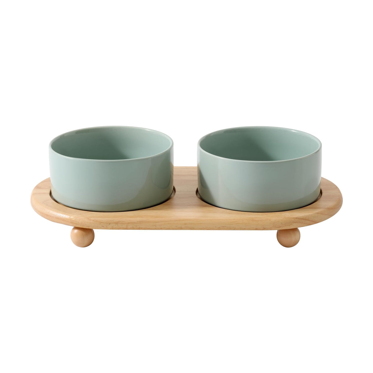 Havniva Cat Bowls Set of Two, 5.1” Ceramic Cat Food Bowls, Cat Water Bowl