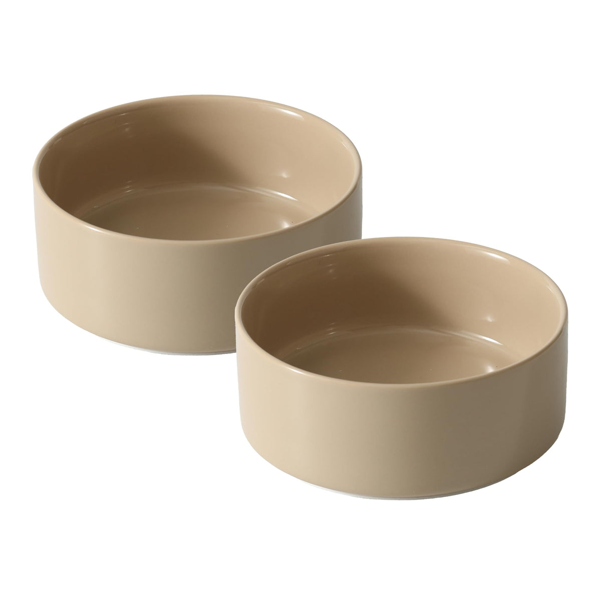 Havniva Cat Bowls Set of Two, 5.1” Ceramic Cat Food Bowls, Cat Water Bowl