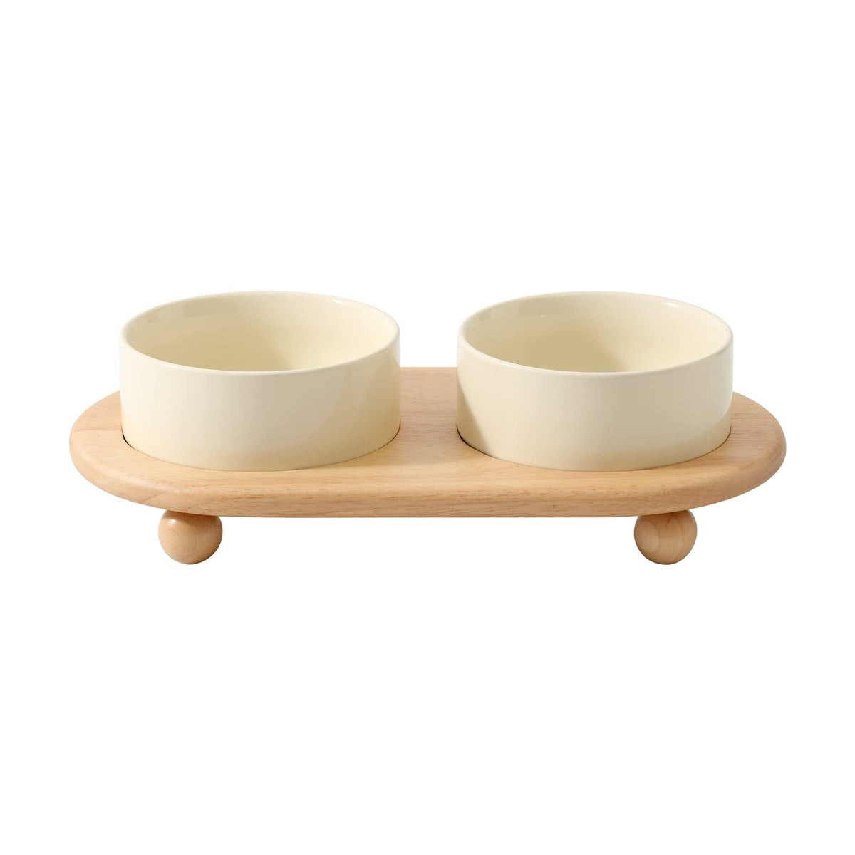 Havniva Cat Bowls Set of Two, 5.1” Ceramic Cat Food Bowls, Cat Water Bowl
