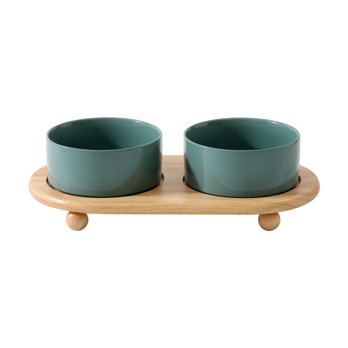Havniva Cat Bowls Set of Two, 5.1” Ceramic Cat Food Bowls, Cat Water Bowl