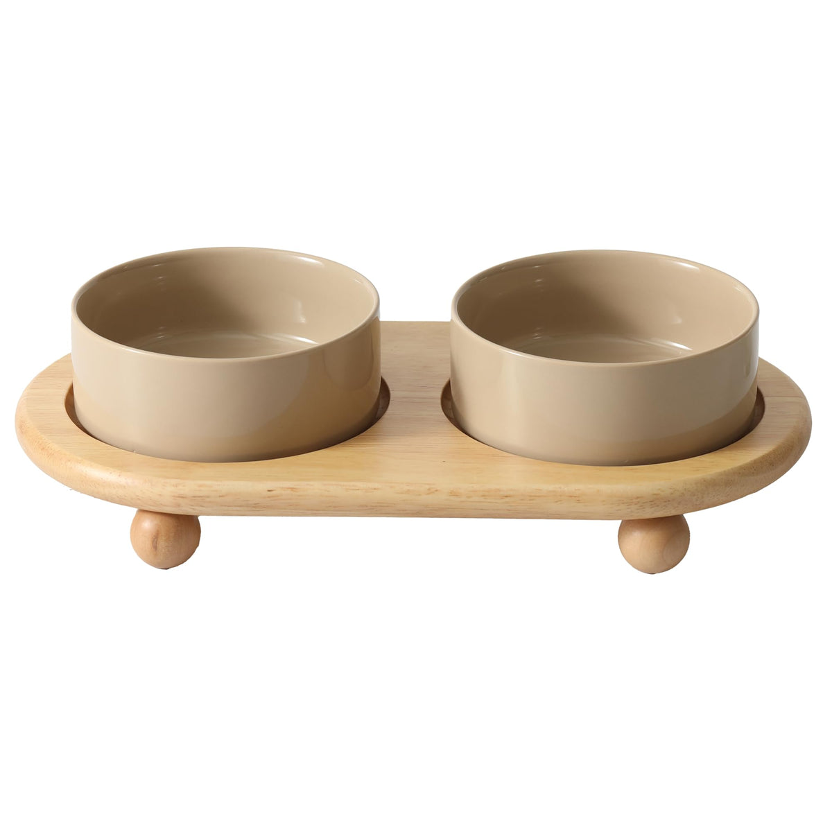 Havniva Cat Bowls Set of Two, 5.1” Ceramic Cat Food Bowls, Cat Water Bowl