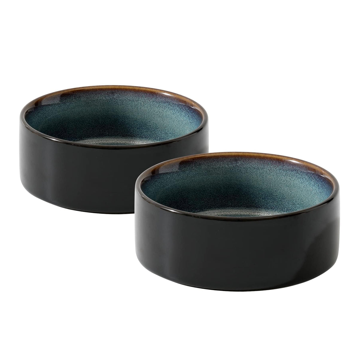 Havniva Cat Bowls Set of Two, 5.1” Ceramic Cat Food Bowls, Cat Water Bowl