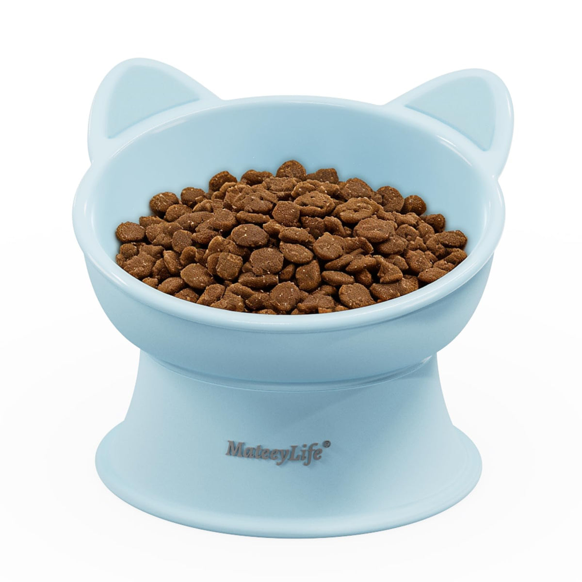 MateeyLife 2 Pack Elevated Cat Food Bowls for Indoor Cats & Kittens
