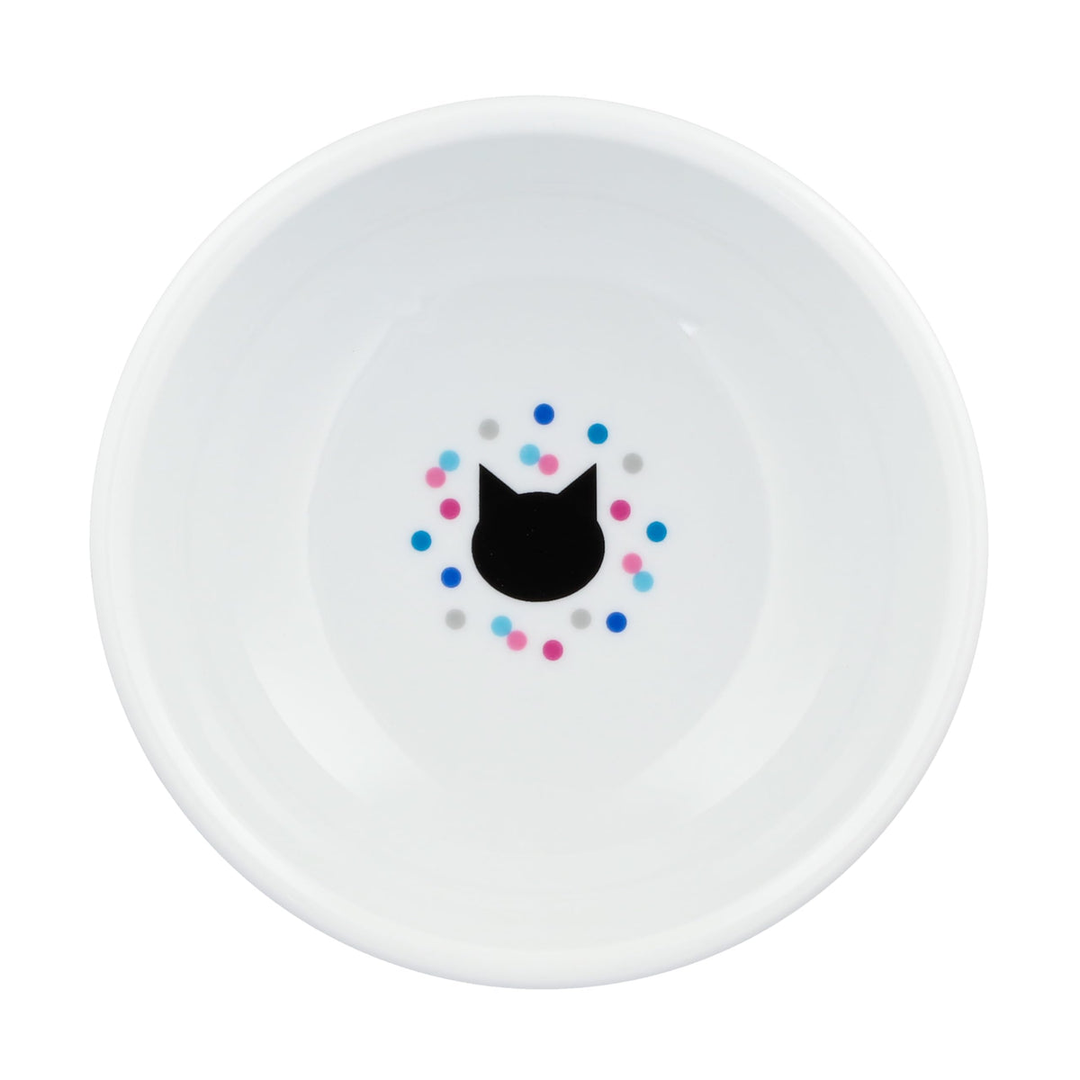Necoichi Ceramic Extra-Wide Elevated Cat Food Bowl (Cat, Extra Wide)