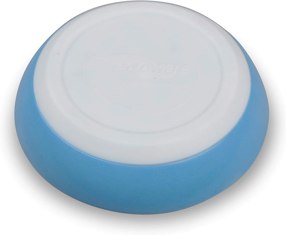 Van Ness ECOWARE Cat Dish, 8 Ounce, Assorted Colors, Pacific Blue, Single Dish (ECW20)