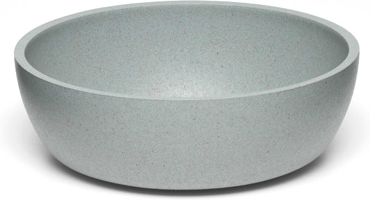 Loving Pets - Dolce Bamboo - Eco-Friendly Pet Bowls & Dishes for Dog, Cats, Puppy Food and Water Bowl -Sustainable and Dishwasher Safe, Made with Real Bamboo (Medium, Slate-Grey)