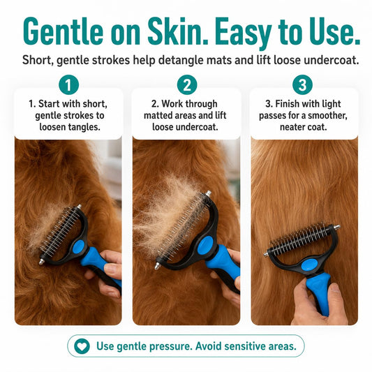 Pet Grooming Tool,Dog Brush For Shedding,Deshedding Dog Brush