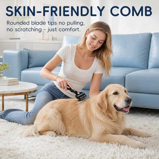 3-in-1 Pet Deshedding Dog Brush For Shedding,Dog Grooming Brushes