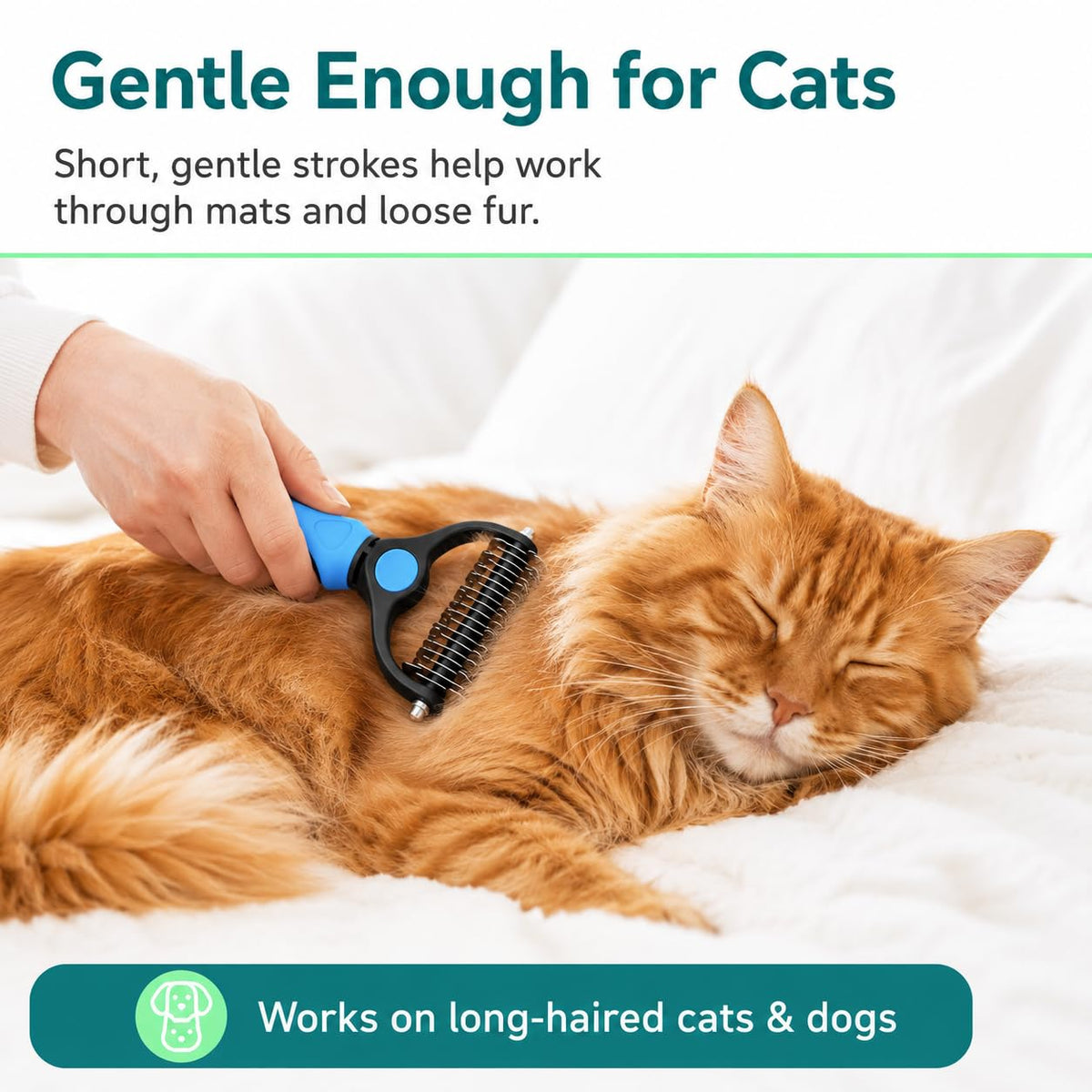 Pet Grooming Tool,Dog Brush For Shedding,Deshedding Dog Brush