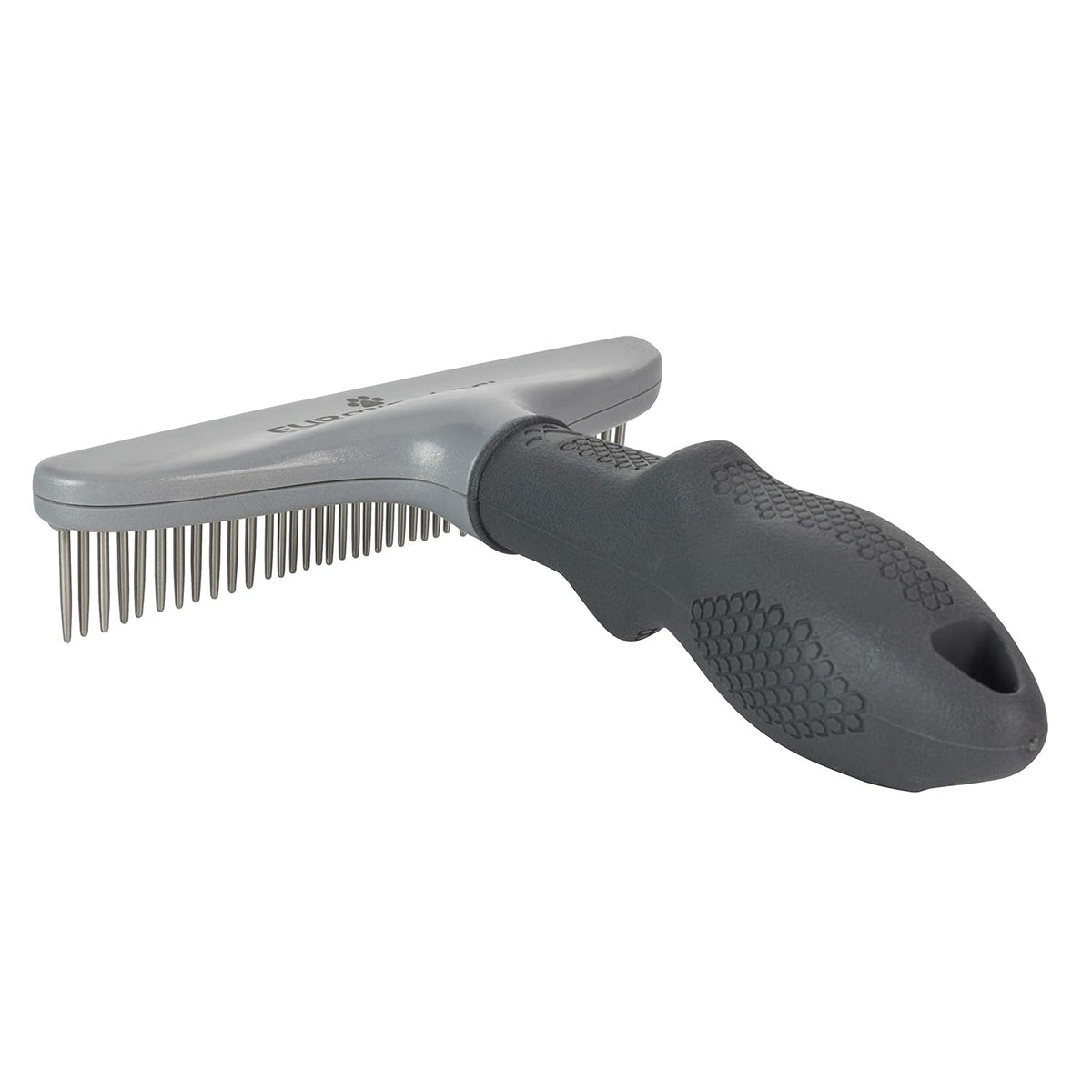FURminator Grooming Rake Tool for Dogs & Cats With Thick Coats