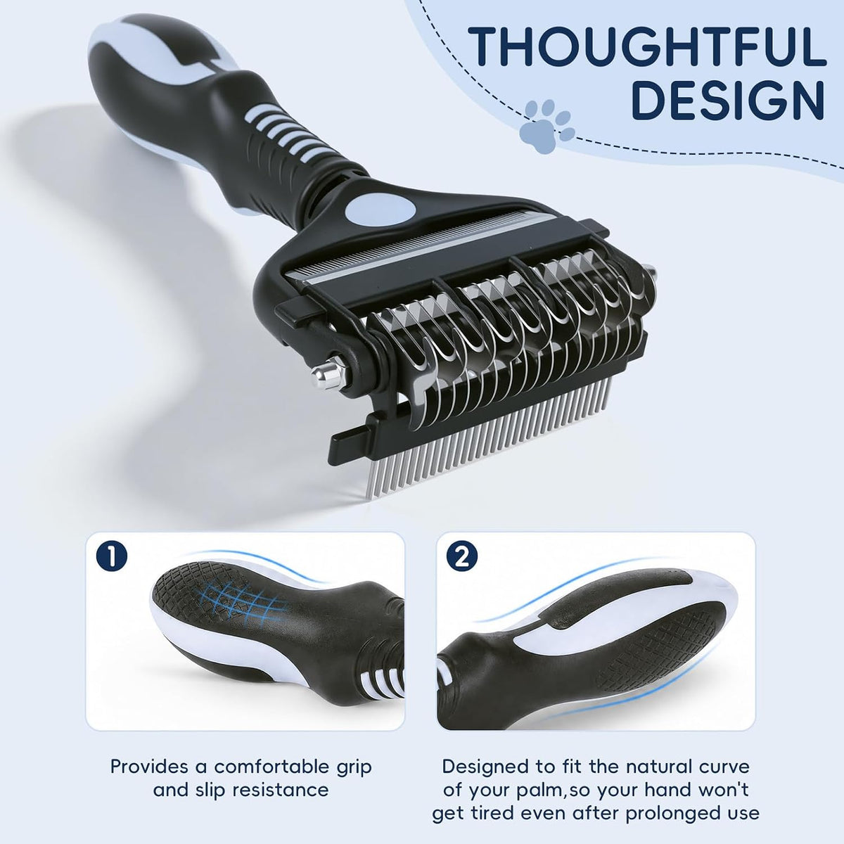 3-in-1 Pet Deshedding Dog Brush For Shedding,Dog Grooming Brushes