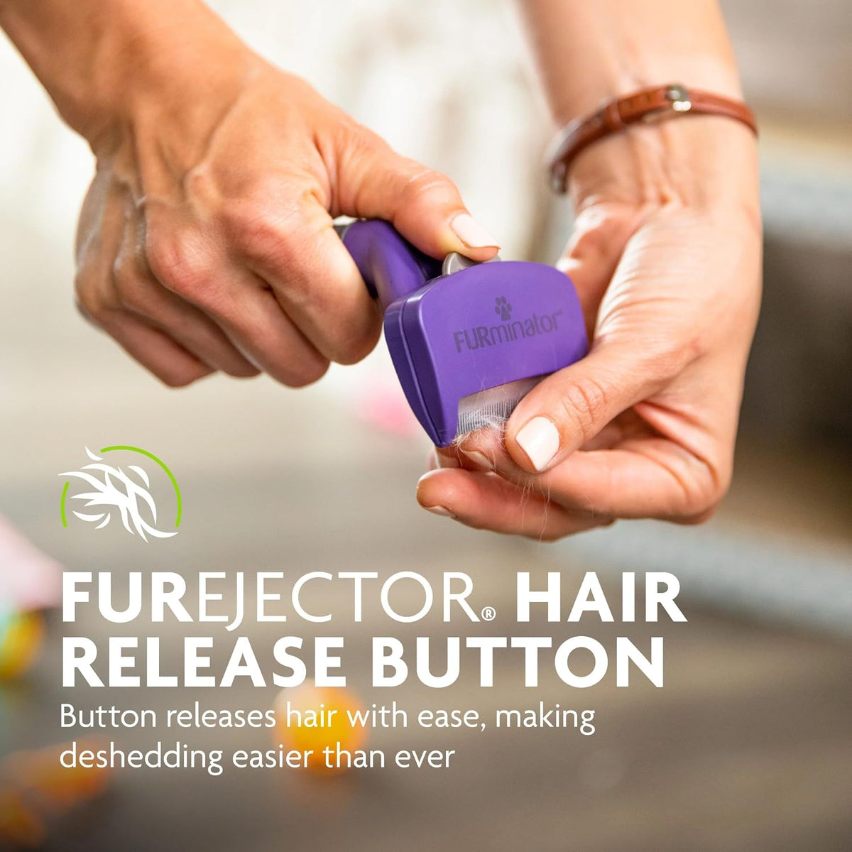 FURminator Medium to Large Cat deShedding Tool for Short Hair